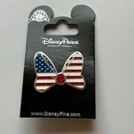 Dlp Paris - Minnie's Bow As The American Flag Disney Pin 102186. Fixed Price $13.86.