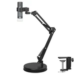 Ninyoon 4K Wifi Microscope With Max 21 Inch Height Stand & Table Clamp, Grey. Fixed Price $75.68.