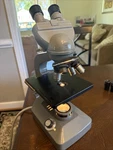 Vintage Olympus Khc Microscope & 5 Objectives Working Light Japan + Extras. Fixed Price $119.99.