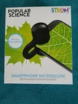 Wow! Stuff Popular Science Smartphone Microscope 30X Magnifier Fits Any Steam. Fixed Price $19.99.