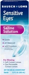 Bausch + Lomb Sensitive Eyes Saline Solution, Gentle Daily Rinse For Soft & Gas. Fixed Price $18.79.