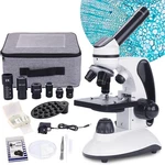 Bebang Monocular Microscope, 40X-2000X, Led, Phone Adapter, Science Kit, Case. Fixed Price $85.00.