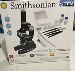 Smithsonian 150X/450X/900X Microscope Kit With Prepared Slides & Lab Tools. Fixed Price $29.75.