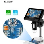 Elikliv 1000X Digital Microscope 4.3'' Lcd Screen Pcb Repair Coin Magnifier Led. Fixed Price $38.24.