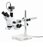 Globe Scientific Microscope 820YZ7 7X-45X A-SM-3T-54S-5M Trinocular, New Open. Fixed Price $599.00.