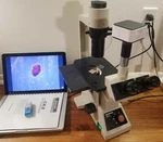 Olympus CK2 Inverted Trinocular Microscope Phase Contr. 5MP Cam 4/10PL/40PL. Fixed Price $1250.00.