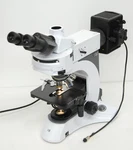 Labomed LB-701 Trinocular Fluorescence Microscope W/ 4 Objectives, Filter Cubes. Fixed Price $2999.00.