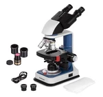 Amscope 40-2500X Usb-c Rechargeable Binocular Compound MICROSCOPE+5MP Camera. Fixed Price $423.99.