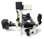 Olympus IX81 Fluorescence Phase Contrast Inverted Microscope #untested. Fixed Price $12600.00.
