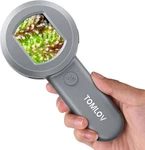 Tomlov P10 Microscope For Adults Kids, Portable 100X Illuminated Jewelers Loupe,. Fixed Price $34.99.