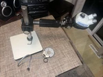 Microscope 7X-30X Bausch & Lomb Stereo Zoom 4 Heavy Duty Boom Stand Ring Light. Fixed Price $70.00.
