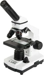 High-power 44128 CL-CM800 Microscope, 40X-800X Magnification, White. Fixed Price $221.99.