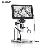 Elikliv 1200X Digital Microscope Hd Camera 7" Lcd 1080P Coin Magnifier W/ Light. Fixed Price $69.49.