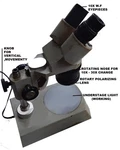Polarizing Stereo Microscope Meiji Techno Skt 32905 10X-30X. Fixed Price $55.00.