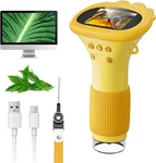 Microscope For Kids, Skybasic 2" Ips Screen 1000X Handheld Digital Hd Portable. Fixed Price $121.99.