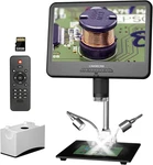 LM210 10.1'' Lcd Digital Microscope Full View For Error Coins Soldering. Fixed Price $158.66.