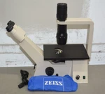 Carl Zeiss Invertoskop 40 Inverted Microscope W/ Objectives (5X 10X 20X). Fixed Price $900.00.