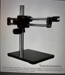 Scienscope Dual Arm Boom Stand, 20"H X 15"V Travel, Linear Bearings SB-BM2-D0. Fixed Price $200.00.