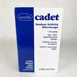 Carolina Wolfe Cadet Student Activity Microscope 700X Battery Operated Light New. Fixed Price $11.95.