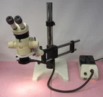 Leica MZ12.5 Stereo Microscope 10X Magnification Plan 1.0X With Cls 100X Light. Fixed Price $4879.80.