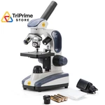 Swift Compound Monocular Microscope With 40X-1000X SW200DL, Blue. Fixed Price $144.61.