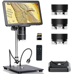 Tomlov TRIL110 2K Hdmi Digital Microscope 10" 2500X 24MP Usb Coin 64G. Fixed Price $159.00.