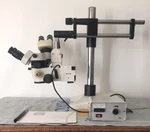 Leica Wild Stereozoom Microscope M651 Dual-viewing Boom Stand Illumimated. Fixed Price $4750.00.