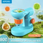 Apexel 800X Optical Microscope Child Electron Science Experiment Kit. Fixed Price $31.99.