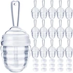 28 Pieces Honey Pots Shaped Lip Gloss Tube Empty Plastic Container. Fixed Price $16.20.