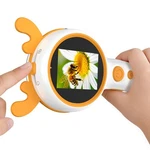Aikokkl 3-IN-1 Kids Microscope And Camera 2" Lcd, 600X, Adjustable Orange. Fixed Price $33.58.