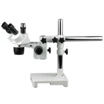 Amscope 10X-20X-30X-60X Trinocular Stereo Microscope With Single Arm Boom Stand. Fixed Price $454.99.