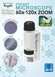 Kenko Pocket Microscope, 60X-120X, STV-120M With Led Light. Fixed Price $29.05.