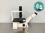 Zeiss Axiovert 40 Inverted Phase Contrast Microscope Tested With Warranty. Fixed Price $1899.00.