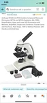 Microscope & Slides Plus! Amscope M160C-2L-PB10 Cordless Compound Monocular. Fixed Price $120.00.