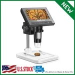 Lcd Digital Microscope 4.3 Inch Usb 50X 1000X Magnification Coin Camera 8 Led. Fixed Price $45.35.