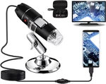 Usb Digital Microscope 40X-1000X With Led, Stand & Case, Compatible Pc. Fixed Price $43.85.
