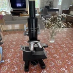 Leitz Ernst Wetzlar Monocular Compound Microscope 10X NR.454824 (antique). Fixed Price $170.00.