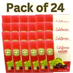 Southern Grove California Raisins Pack Of 24, 1 Oz Boxes, Healthy Non-gmo Snack. Fixed Price $24.87.