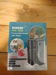Bebang 60X-120X Pocket Microscope With Slides Led & Uv Light Portable Lab Kit. Fixed Price $13.56.