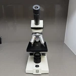 National Model 131 Compound Microscope WF10X Illuminated Tested Working. Fixed Price $95.00.
