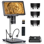 Tomlov TRIL110 3 Lens 2K Hdmi Digital Microscope 2500X Magnifier Coin. Fixed Price $159.00.