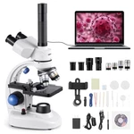 Vevor Professional Trinocular Compound Microscope Kit 40-5000X Magnification. Fixed Price $155.99.
