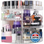 Hemtroy 360 Degree Rotating Makeup Organizer Extra Large Capacity Cosmetic. Fixed Price $53.51.