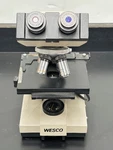 Wesco VU2300 Binocular Compound Microscope With 4X, 10X, 40X, 100X Objectives. Fixed Price $99.95.