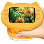 2.4" Screen Pocket Kids Microscope: 1000X Handheld For Orange. Fixed Price $49.91.