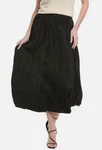 Nwt $248 Eileen Fisher Ink Crushed Silk Pleated F/l Skirt Xl 1X 3X. Fixed Price $149.97.