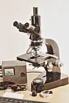 Leitz Laborlux-d Photomicroscope With Darkfield And Low Mag Phase Pol Kit. Fixed Price $1499.00.