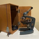 Vintage Cenco Monocular Microscope W/ Case 670540 Objectives 100X LK6. Fixed Price $59.99.