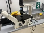 Carl Zeiss Axiovert 25 Inverted Phase Contrast Microscope With 4 Objectives. Fixed Price $740.00.