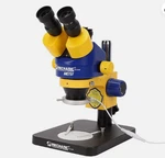 Mechanic MC75T-B1 Industrial Trinocular Stereo Microscope 7-45X Continuous Zoom. Fixed Price $249.00.